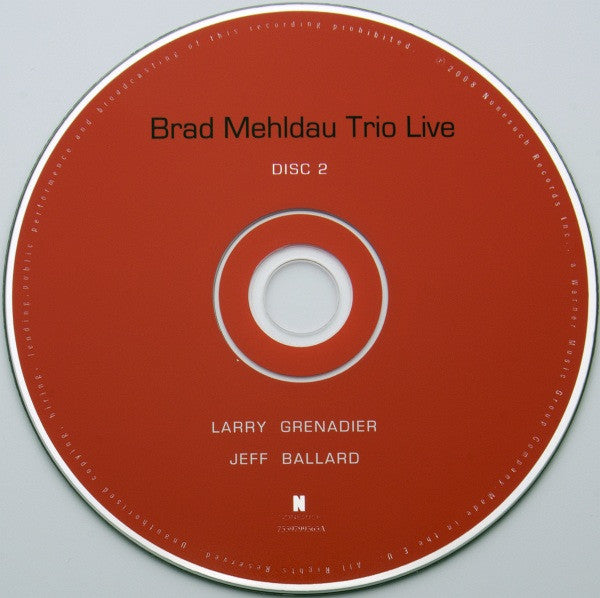 Brad Mehldau Trio : Live (2xCD, Album)