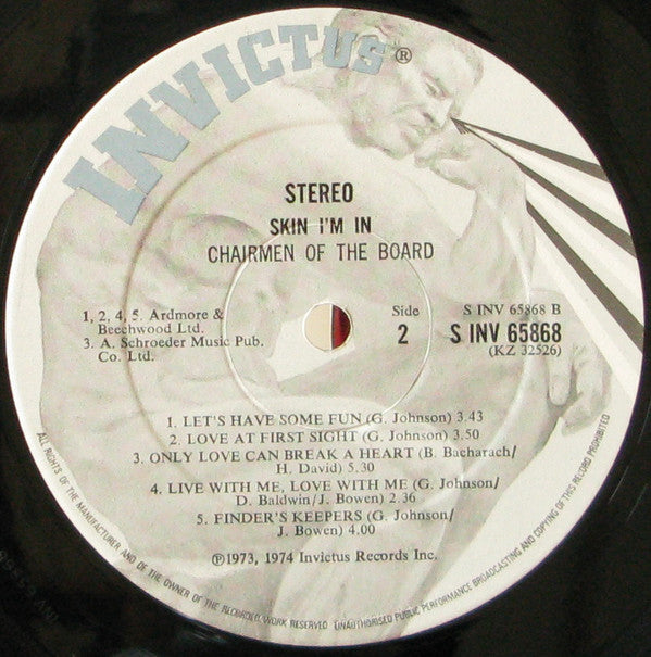 Chairmen Of The Board : Skin I'm In (LP, Album)