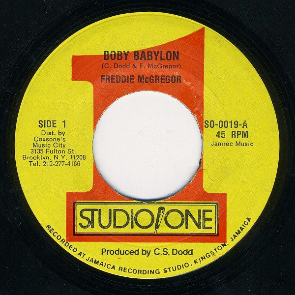 Freddie McGregor : Boby Babylon (7")