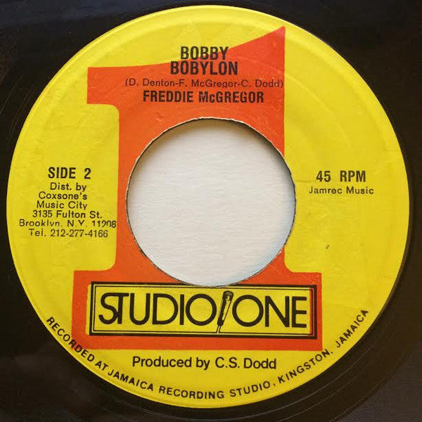 Freddie McGregor : Boby Babylon (7")