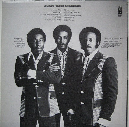 The O'Jays : Back Stabbers (LP, Album, M/Print, San)