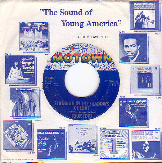 Four Tops : Standing In The Shadows Of Love (7", Single, ARP)