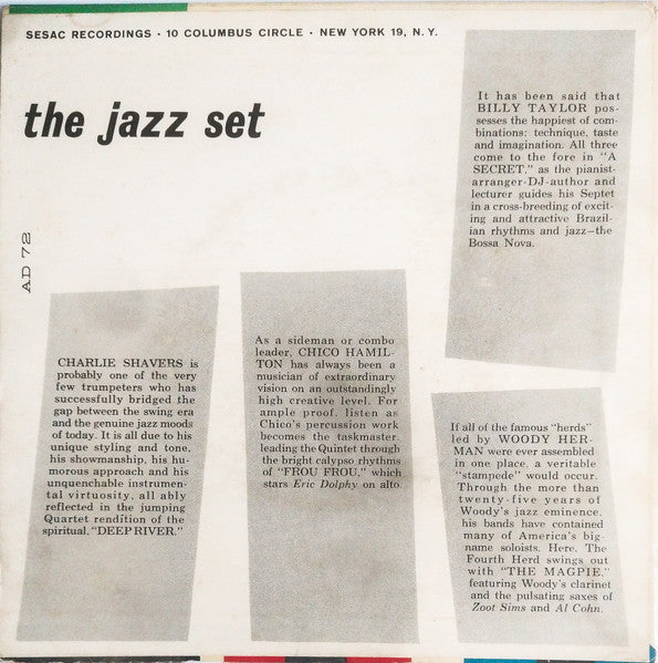 Various : The Jazz Set (7", Comp, Promo)