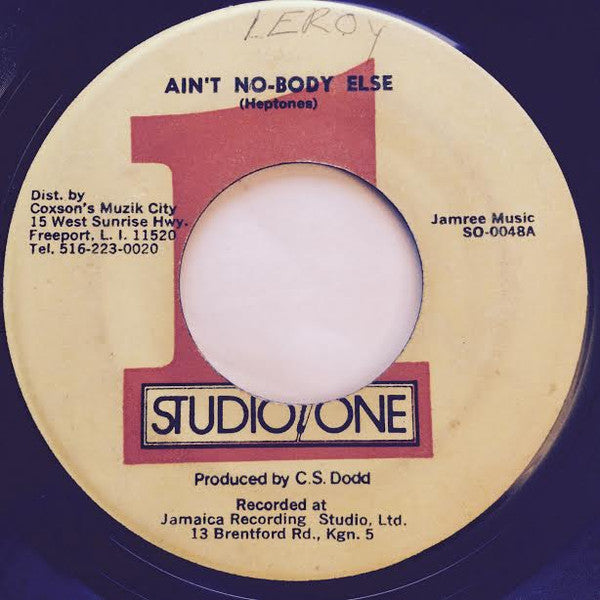 The Heptones : Ain't No-Body Else (7")