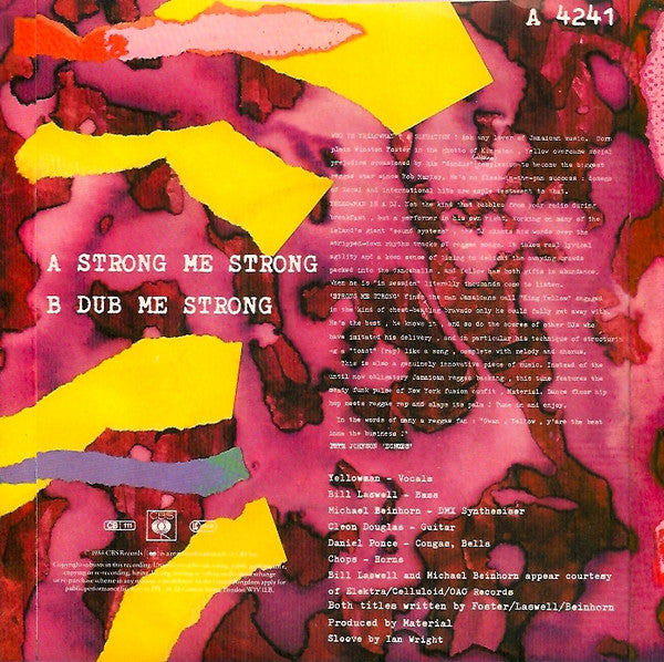 Yellowman : Strong Me Strong (7", Single)