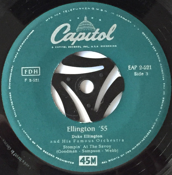 Duke Ellington And His Orchestra : Ellington '55, Part 2 (7", EP)