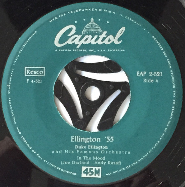 Duke Ellington And His Orchestra : Ellington '55, Part 2 (7", EP)