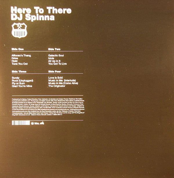 DJ Spinna : Here To There (2xLP, Album)