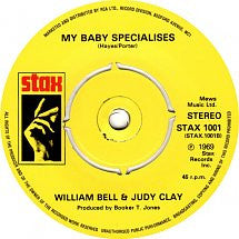 Judy Clay & William Bell : Private Number / My Baby Specialises (7", Single, Mono, RE, Pus)
