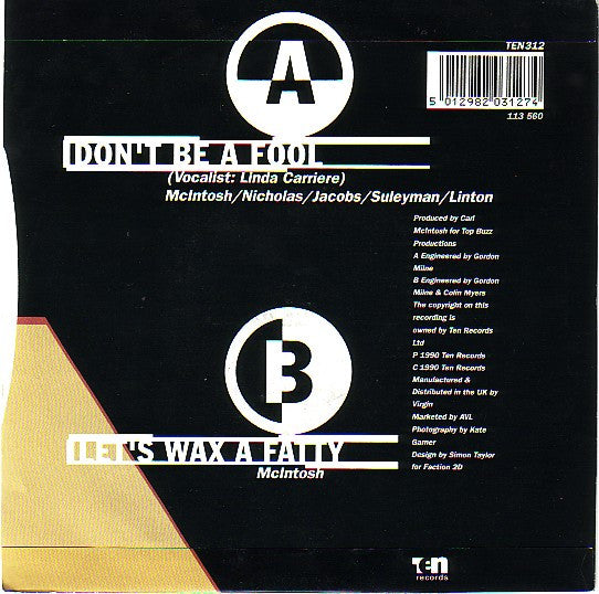 Loose Ends : Don't Be A Fool (7", Single)