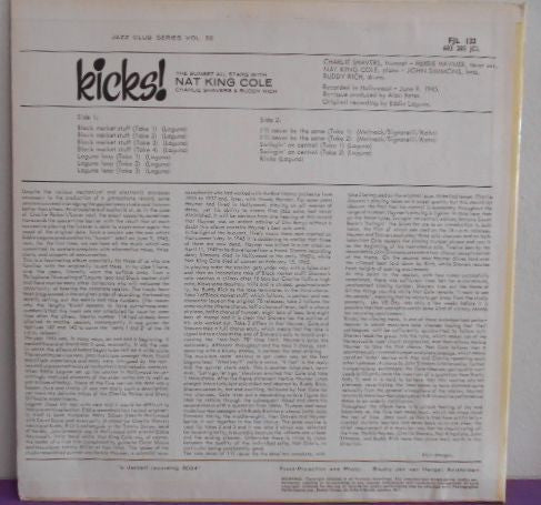 The Sunset All Stars With Nat King Cole, Charlie Shavers & Buddy Rich : Kicks! (LP, Album)
