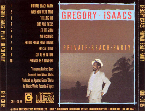 Gregory Isaacs : Private Beach Party (CD, Album)