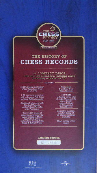 Various : The Chess Story 1947-1975 (14xCD, Comp, RM + CD-ROM, Enh + Box, Ltd, Num)