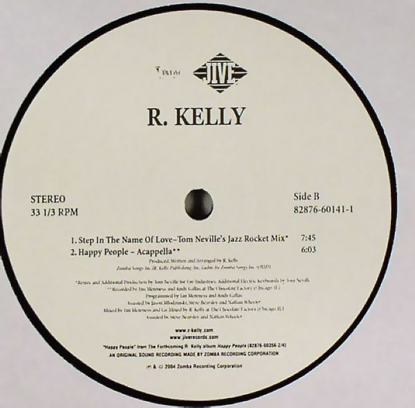 R. Kelly : Happy People (12")