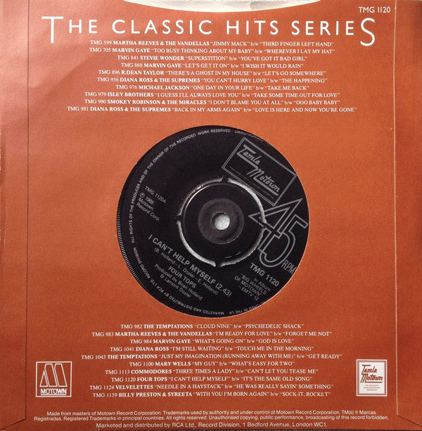 Four Tops : I Can't Help Myself / It's The Same Old Song (7", Single)