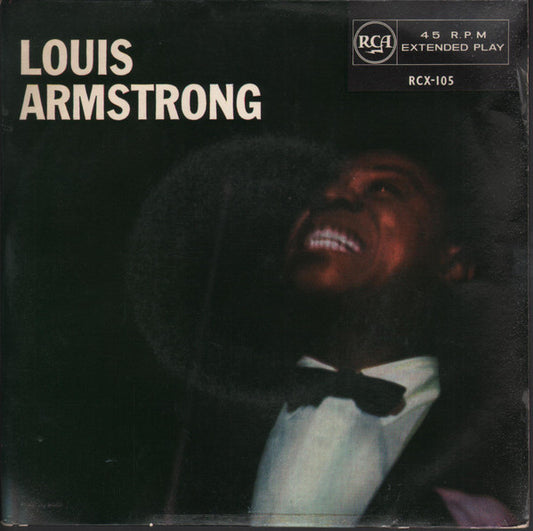 Louis Armstrong : Louis Armstrong (7", EP, Comp, Mono, Tri)