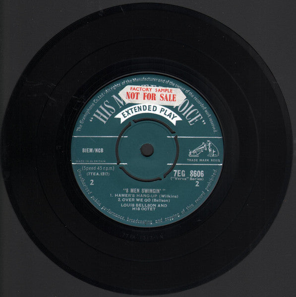 The Louis Bellson Octet : 8 Men Swinging (7", EP)