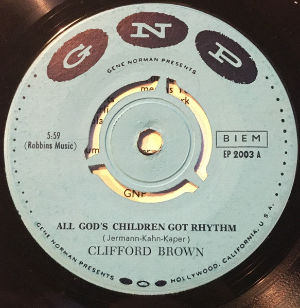 Clifford Brown : Jazz Giant (7", EP)
