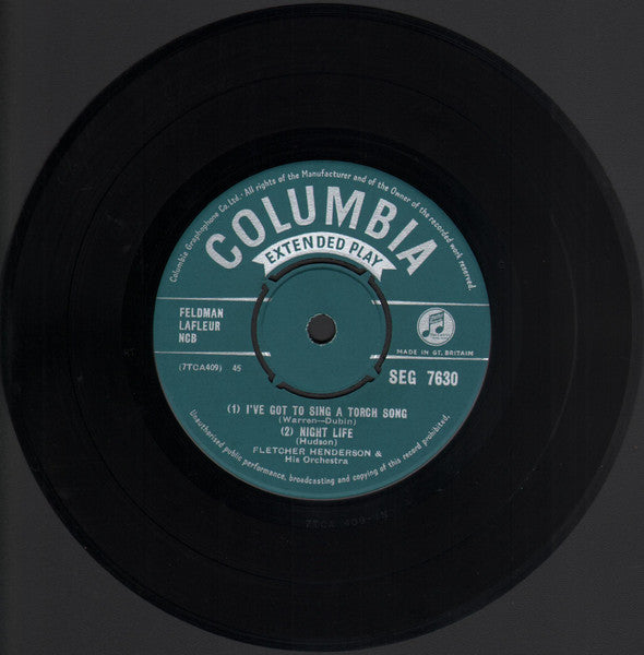 Fletcher Henderson And His Orchestra : "Jazz Gems" (7", EP)