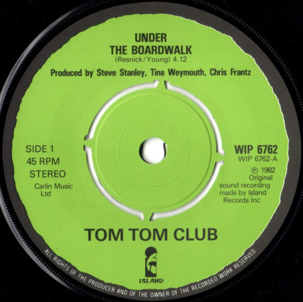 Tom Tom Club : Under The Boardwalk (7", Single)