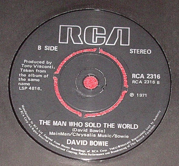 David Bowie : Life On Mars? (7", Single, RE, Kno)