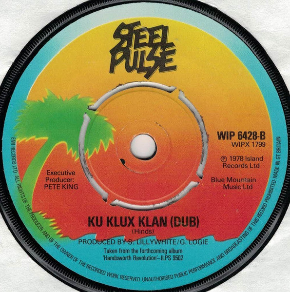 Steel Pulse : Ku Klux Klan (7", Single)