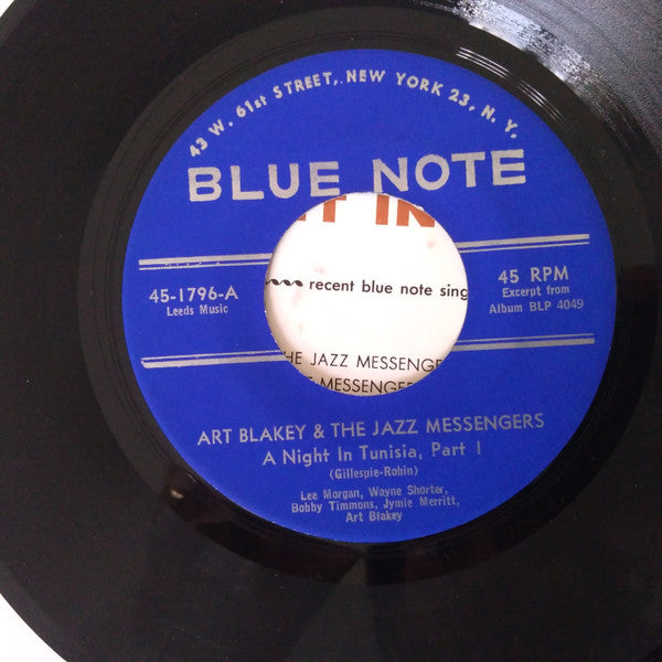 Art Blakey & The Jazz Messengers : A Night In Tunisia (7", Single)