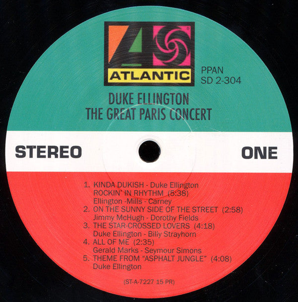 Duke Ellington And His Orchestra : The Great Paris Concert (2xLP, Album, Gat)