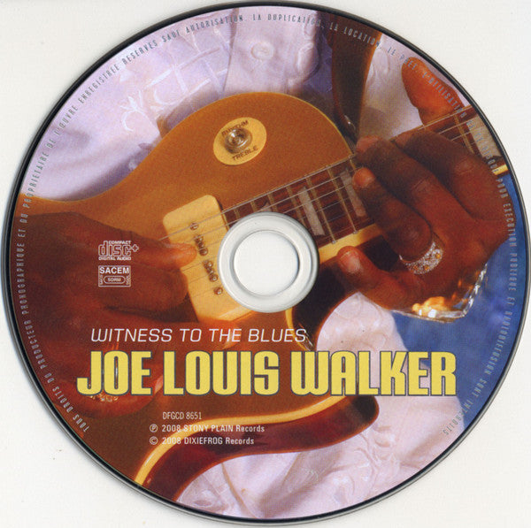 Joe Louis Walker : Witness To The Blues (CD, Album, Enh)