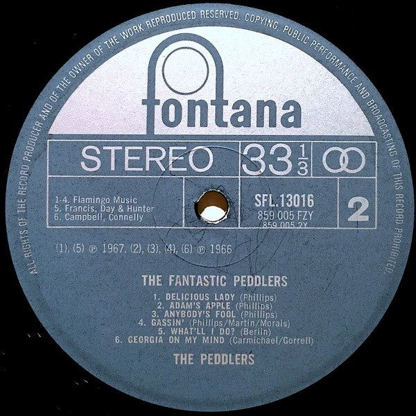 The Peddlers : The Fantastic Peddlers (LP, Comp, Fli)