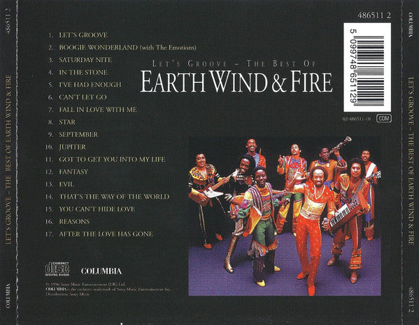 Earth, Wind & Fire : Let's Groove - The Best Of Earth Wind & Fire (CD, Comp, RP)