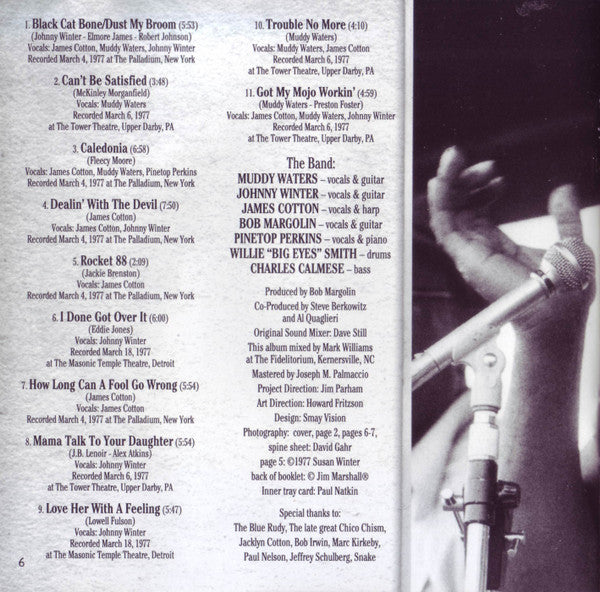 Muddy Waters, Johnny Winter & James Cotton : Breakin' It Up, Breakin' It Down (CD, Album)