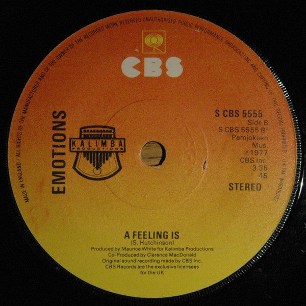 The Emotions : Best Of My Love (7", Single, Lab)