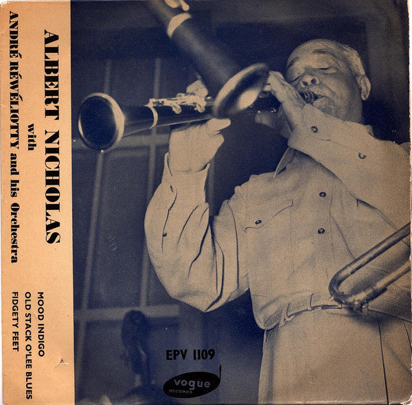 Albert Nicholas With André Réwéliotty Et Son Orchestre : Mood Indigo (7", EP, Mono)