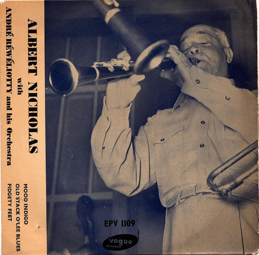 Albert Nicholas With André Réwéliotty Et Son Orchestre : Mood Indigo (7", EP, Mono)