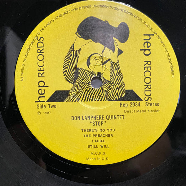 Don Lanphere Quintet Featuring Jon Pugh (2) And Marc Seales : STOP (LP, Album)
