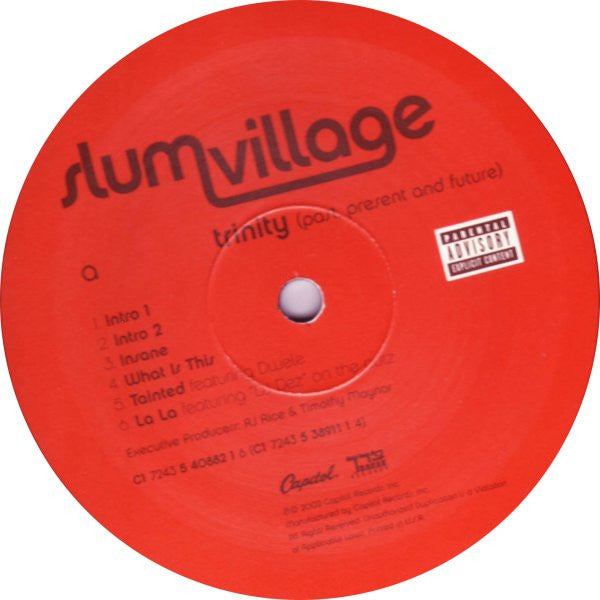 Slum Village : Trinity (Past, Present And Future) (2xLP, Album)