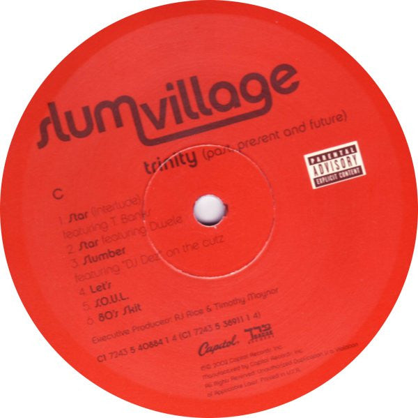 Slum Village : Trinity (Past, Present And Future) (2xLP, Album)