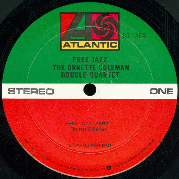 The Ornette Coleman Double Quartet : Free Jazz (A Collective Improvisation) (LP, Album, RE, Gat)