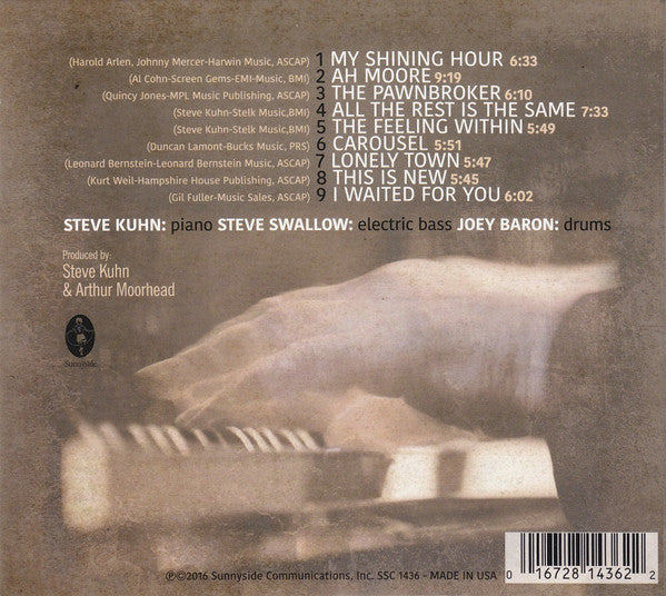 Steve Kuhn Trio : At This Time ... (CD, Album)