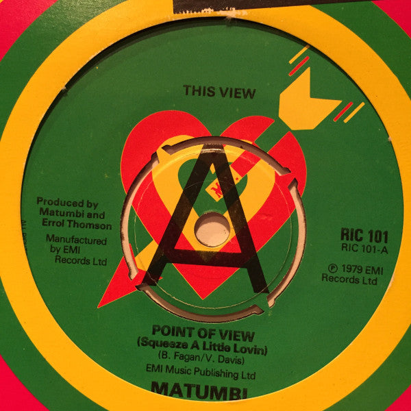 Matumbi : Point Of View (Squeeze A Little Lovin) (7", Promo)
