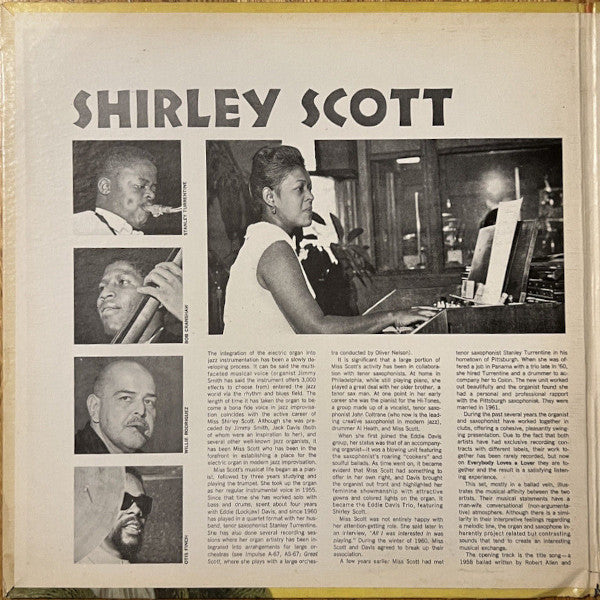 Shirley Scott : Everybody Loves A Lover (LP, Album, Club)