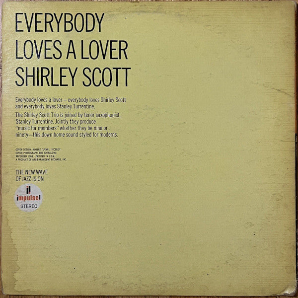 Shirley Scott : Everybody Loves A Lover (LP, Album, Club)