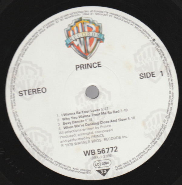 Prince : Prince (LP, Album, RE)