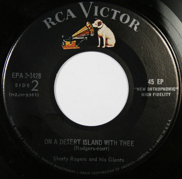 Shorty Rogers And His Giants : Shorty Rogers Plays Richard Rodgers Vol. II (7", EP)