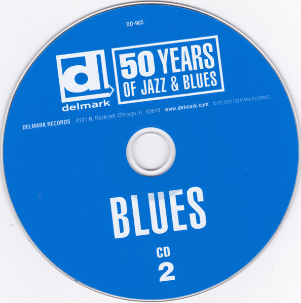 Various : Delmark Records 50 Years Of Jazz And Blues - Blues (2xCD, Comp)