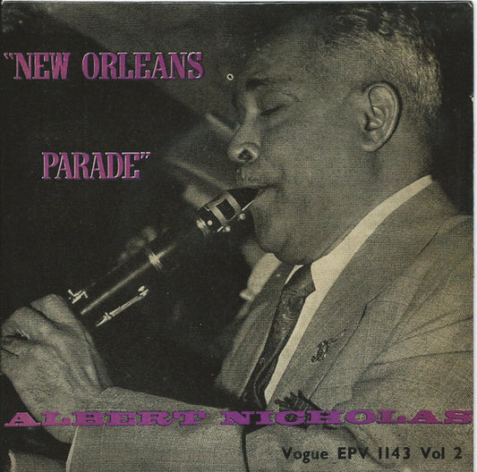 Albert Nicholas And His Orchestra : New Orleans Parade Vol 2 (7", EP)