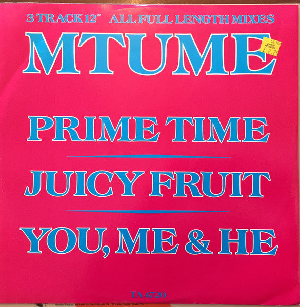 Mtume : Prime Time (12")