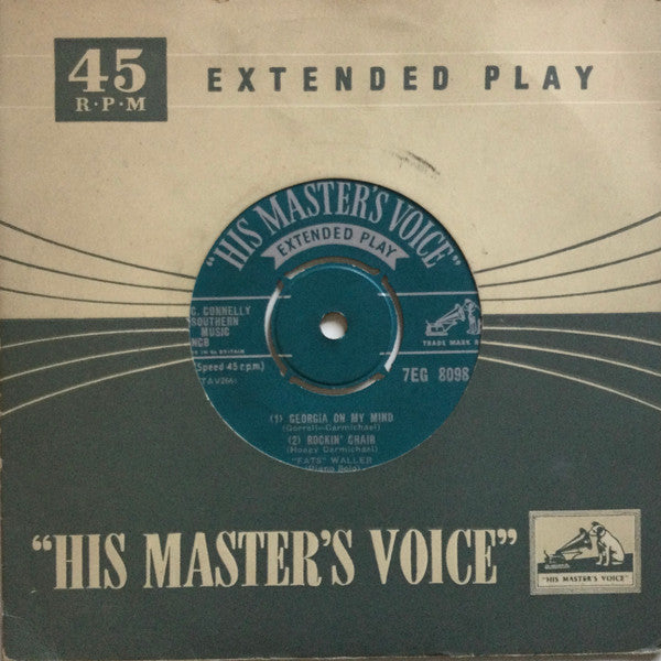 Fats Waller : Fats Magic Piano (7", EP, Mono)