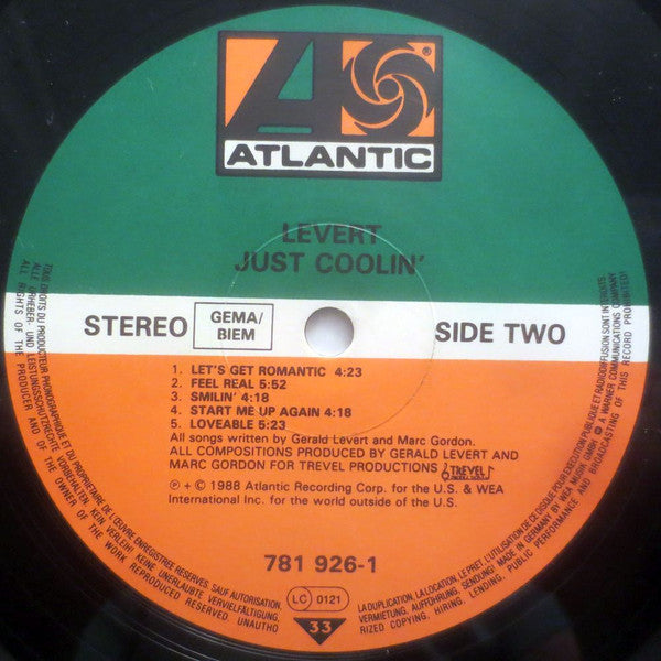 Levert : Just Coolin' (LP, Album)